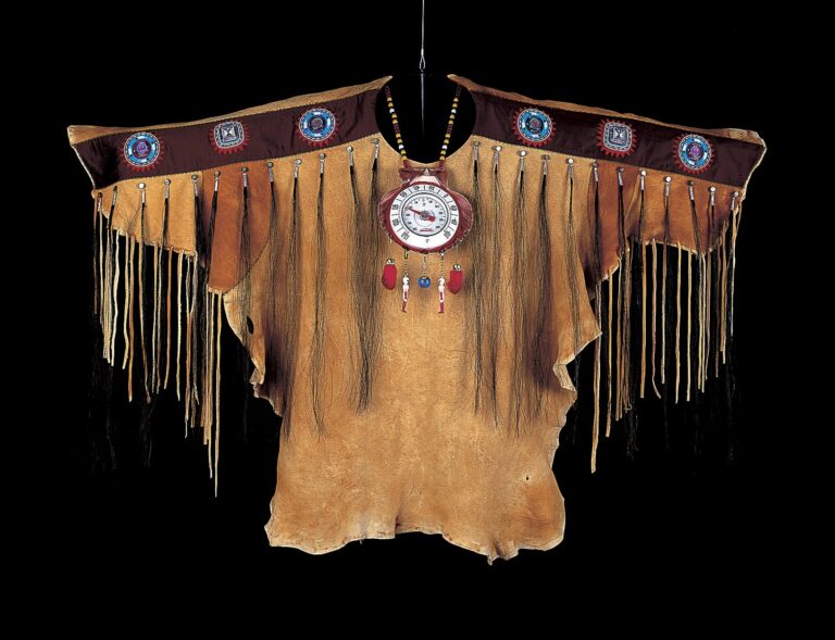 James Luna, in collaboration with FWM. “High Tech War Shirt,” 1997–1998. Photo credit: FWM Visual Archives.