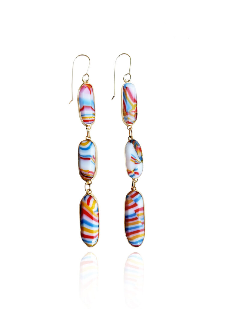 Space Specimen Earrings by Rachel Rader. Rachel Rader