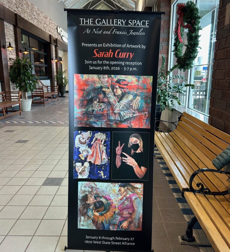 THE GALLERY SPACE banner for artist Sarah Curry THE GALLERY SPACE banner for artist Sarah Curry. Priscilla Roggenkamp