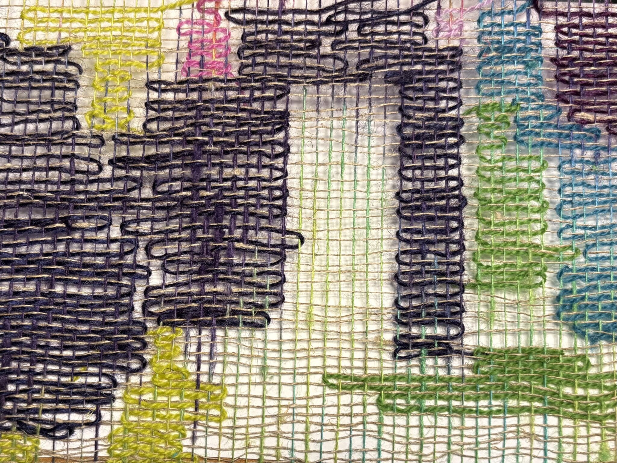 Abstract Transparency Weaving Sample. Myra Chang Thompson