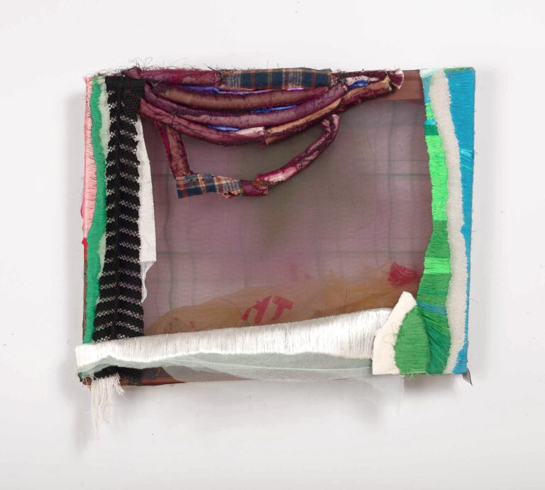 Julia Couzens | Understudy | 2026 | mixed textiles, fur | 16 in x 20 inches, 41 cm x 51 cm. PATRICIA SWEETOW GALLERY