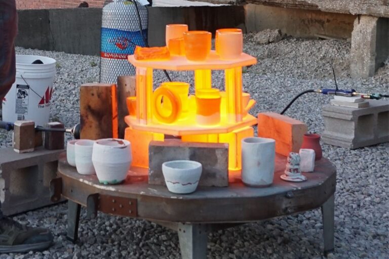 Raku Kiln opening Raku Kiln opening. Belger Arts