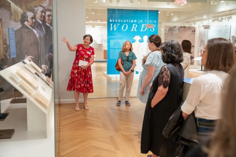 Tour of Museum Exhibitions. Photo credit Jason Hornick