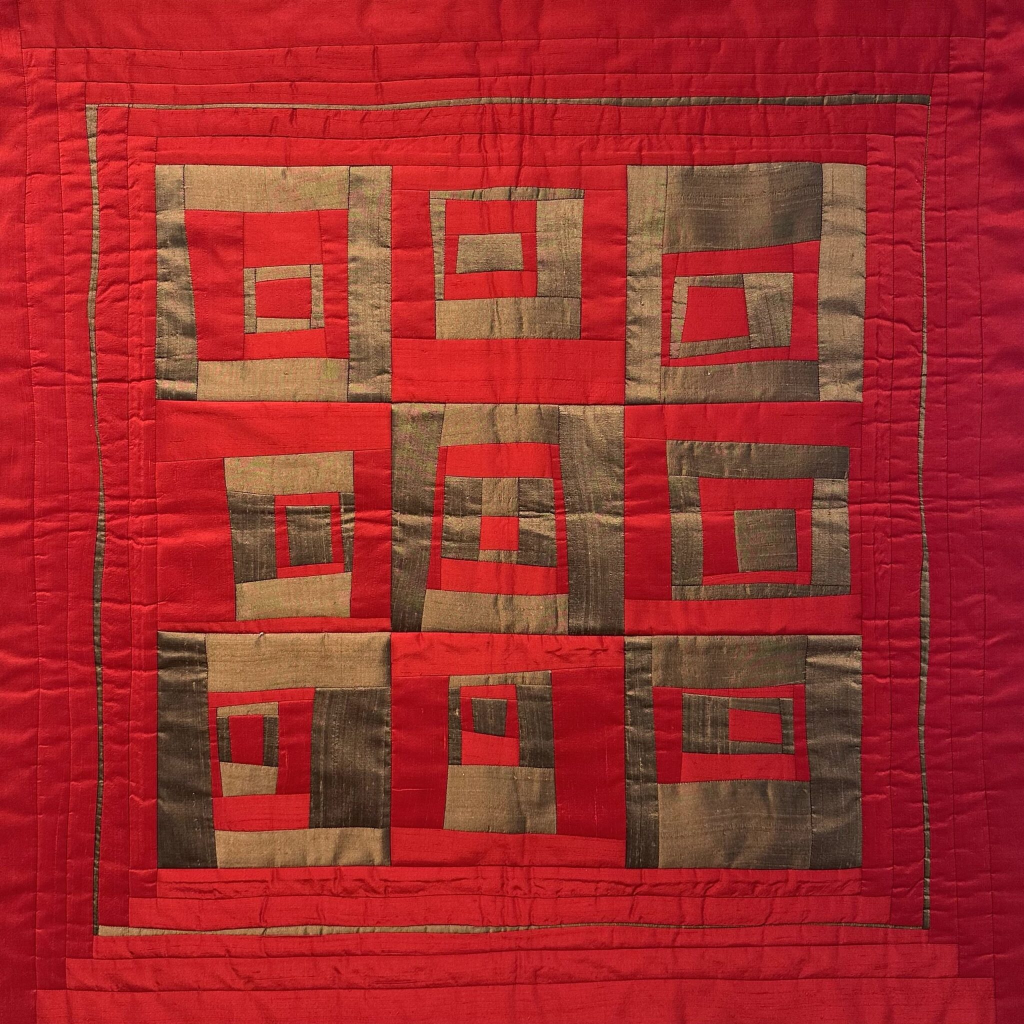 Red and Brown by Christine Tedesco. 701 Center for Contemporary Art