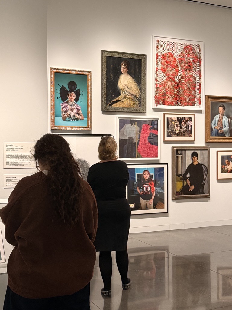 M guests enjoy the portrait gallery in the New Wing M guests enjoy the portrait gallery in the New Wing. Minnesota Museum of American Art