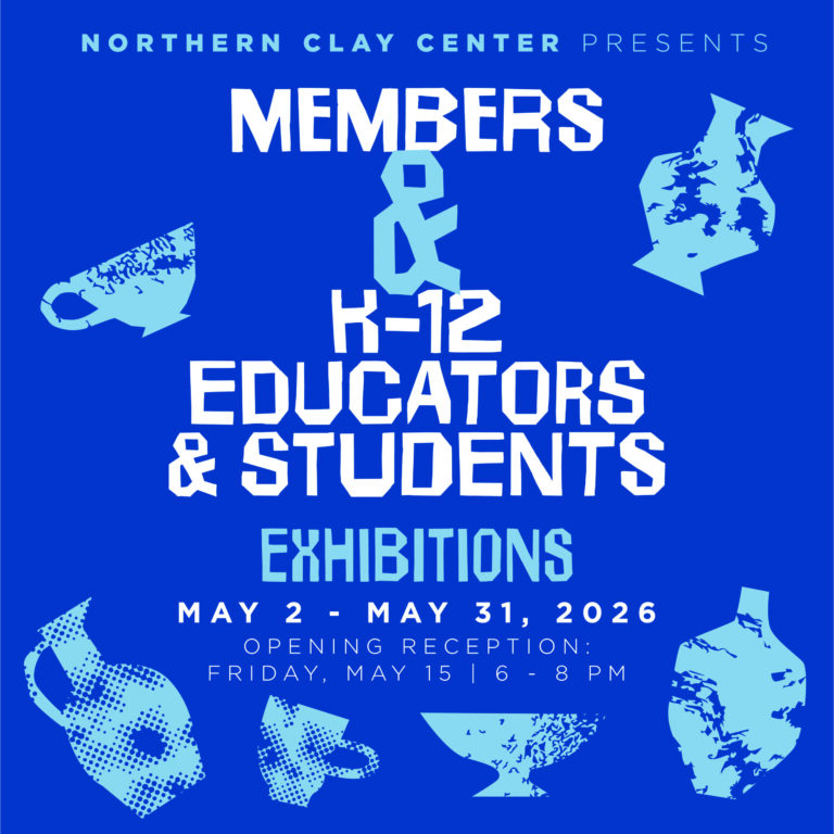 Exhibition Cover Art. Northern Clay Center