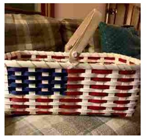 Flag Market Basket. Moses Lake museum & Art Center