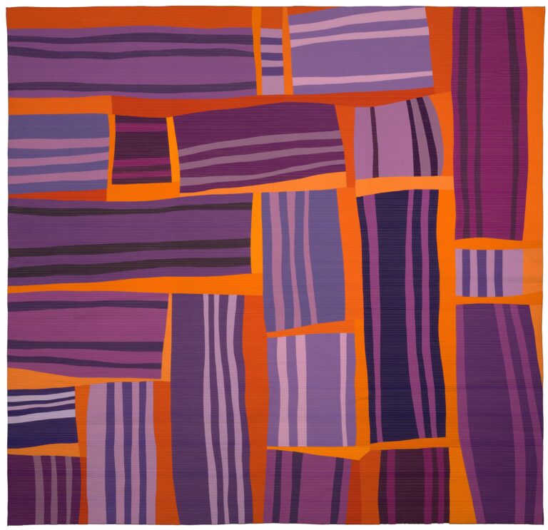 Power Struggle by Barbara Danzi, quilt 85″x88″ to be exhibited in What’s My Line? Power Struggle by Barbara Danzi, quilt 85"x88" to be exhibited in What's My Line? Barbara Danzi