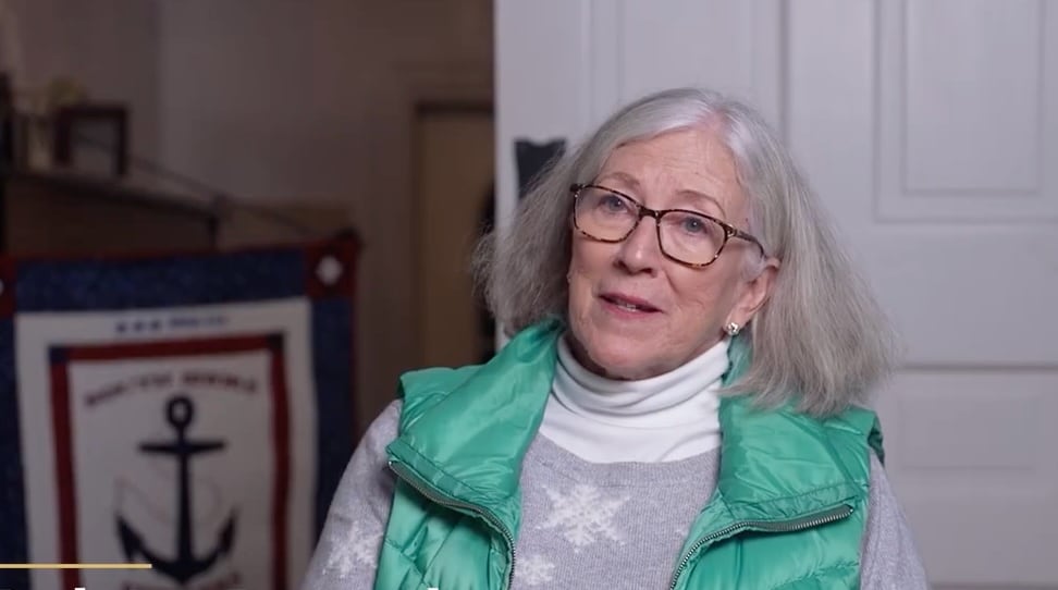 Ruth Ann Bosworth discusses our relationship with Quilts of Valor. Brian Coulter