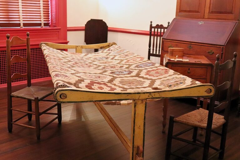Vermont Period Room Featuring Quilting Station Vermont Period Room Featuring Quilting Station. Photo credit DAR Museum
