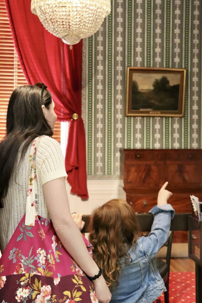 Visitors Exploring Period Rooms. Photo credit DAR Museum