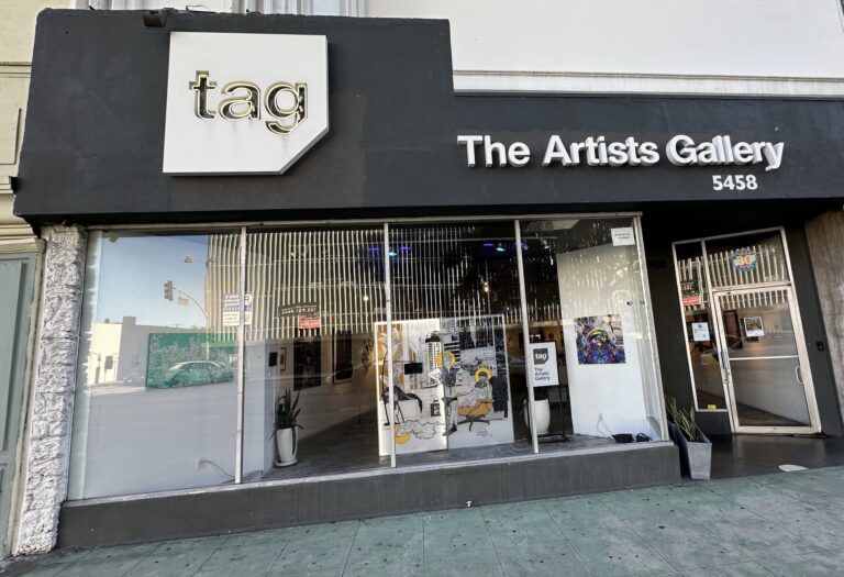 TAG Gallery, 5458 Wilshire Blvd, Los Angeles TAG Gallery, 5458 Wilshire Blvd, Los Angeles. Photo by Barbara Danzi