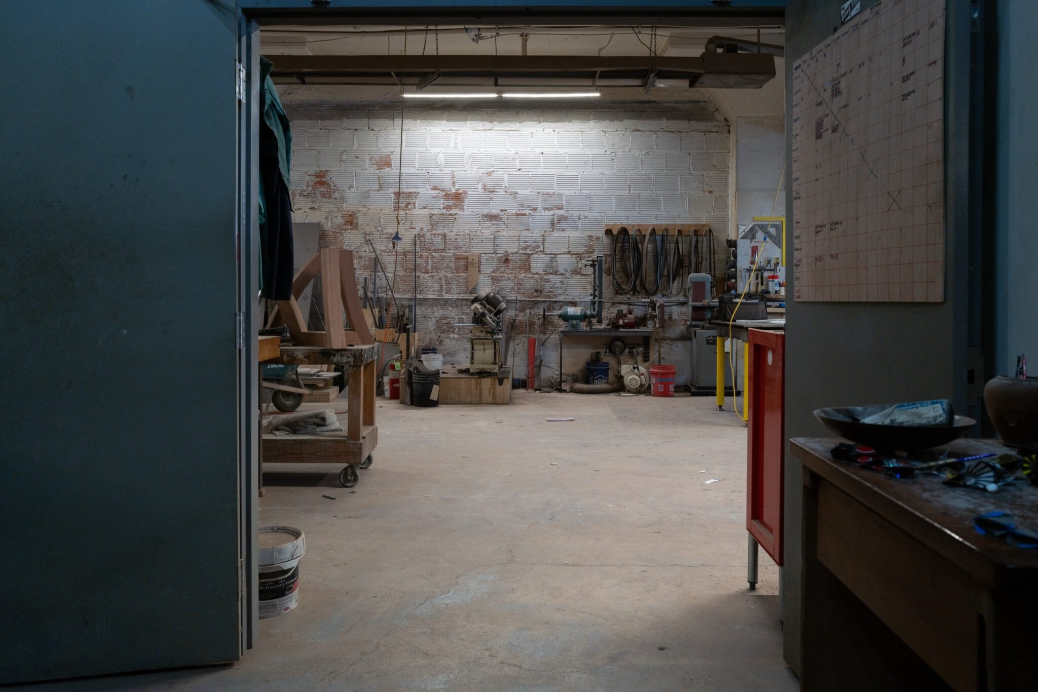 A peek inside Making Whole's 8,000 square-foot world class studio, ironically situated beneath a wine shop and across from one of Asheville's many breweries. Bill Green Photography