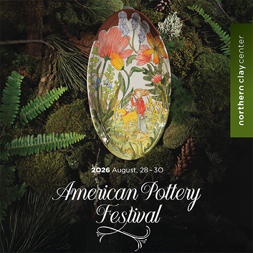 American Pottery Festival poster. Northern Clay Center