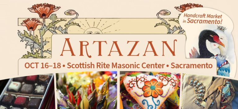 Artazan postcard Oct event Sacramento. Artazan