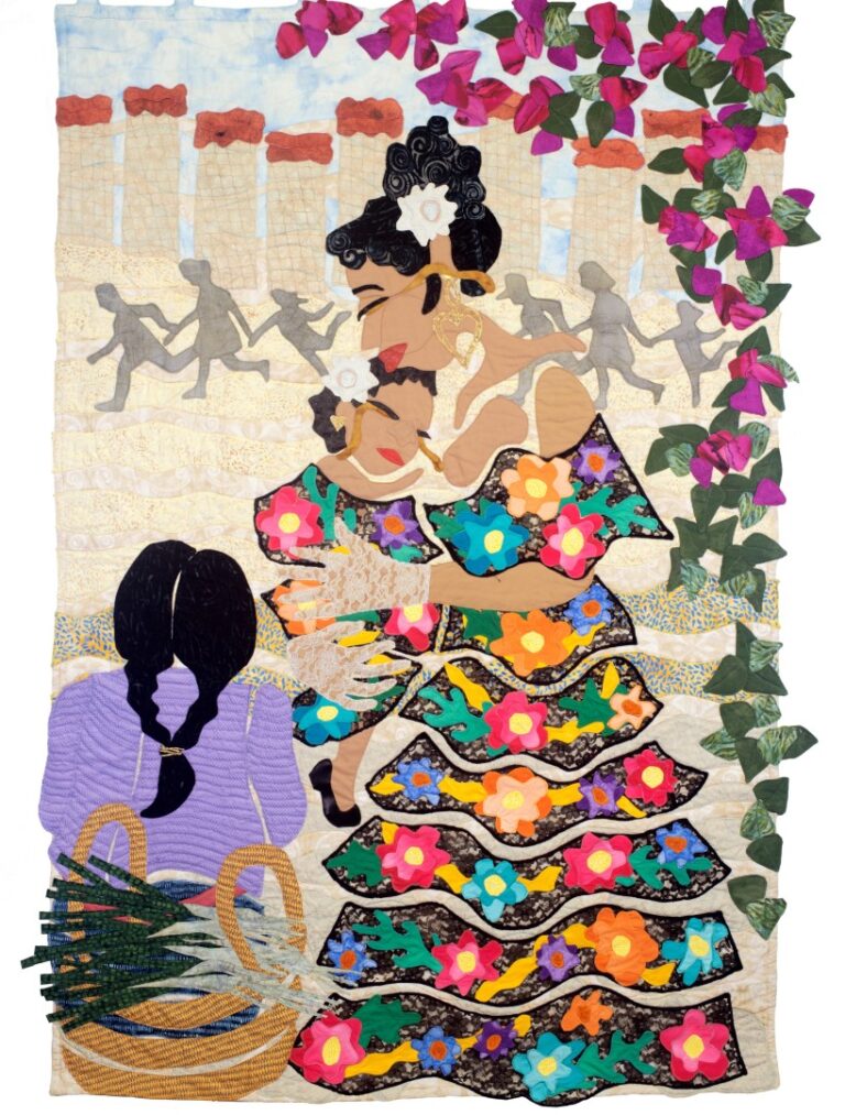 Jo-Ann Morgan, Sueños de la Madre, Quilt, 60×42 Jo-Ann Morgan, Sueños de la Madre, Quilt, 60x42. Image courtesy of the artist