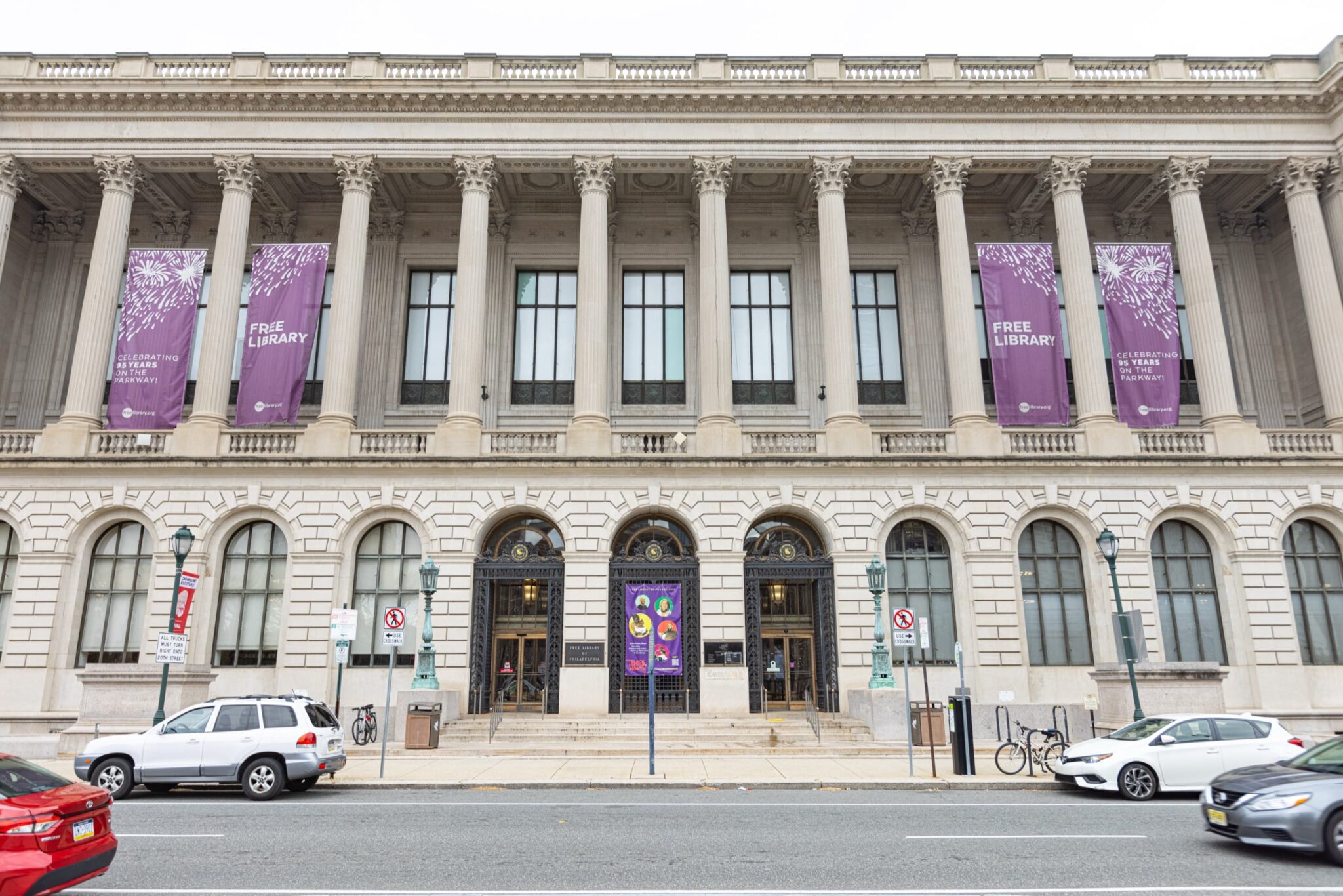 Parkway Central Front Street View. The Philadelphia Free Library
