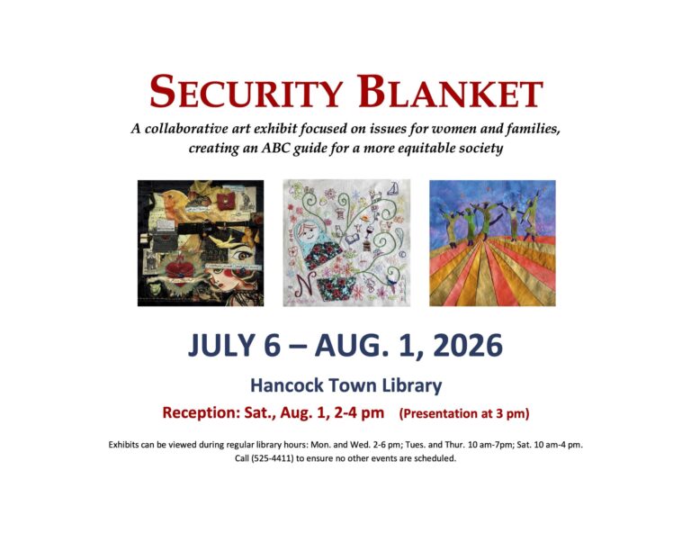 Security Blanket Exhibition Poster Security Blanket Exhibition Poster. Heidi Mack