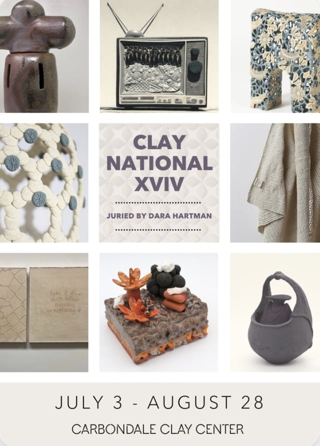 For nearly 20 years, Carbondale Clay Center's selected juror(s) develop a theme for the Clay National Exhibition, invite a handful of contemporary ceramic artists who emulate the theme, and choose about 25-30 works from the jury pool. This year's theme is heirlooms.