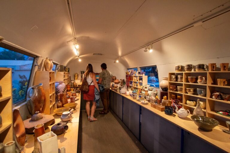 Carbondale Clay Center’s ArtStream—our gleaming Airstream trailer—is a rotating gallery and shop featuring ceramics by local, national, and international artists. With work changing regularly, there’s always something new to discover. Carbondale Clay Center's ArtStream—our gleaming Airstream trailer—is a rotating gallery and shop featuring ceramics by local, national, and international artists. With work changing regularly, there's always something new to discover.