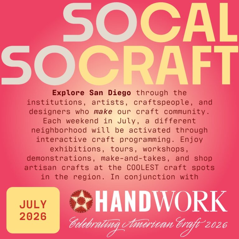 SoCal SoCraft Event Description. Kerianne Quick