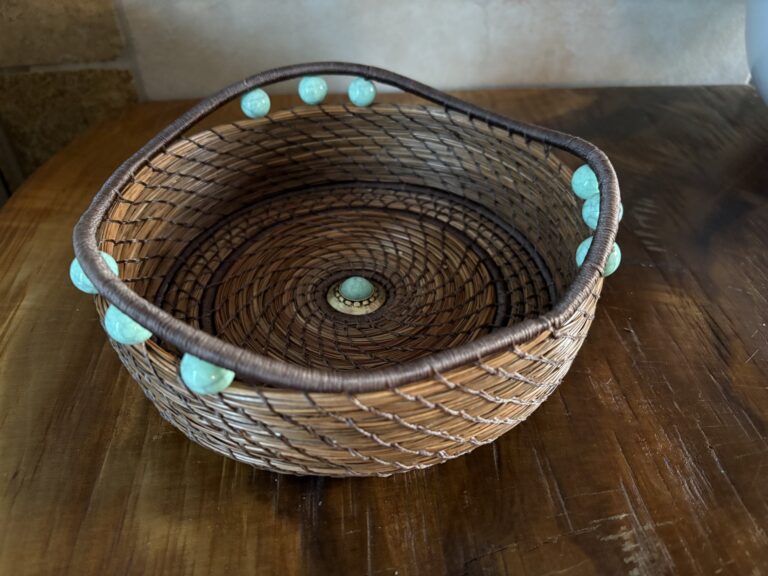 Pine Needle Coiled Basketry Workshop - Advanced. V. Cornish
