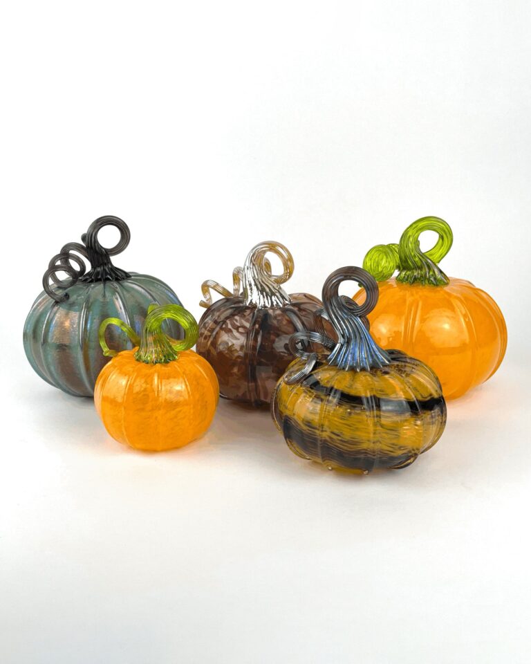 Pumpkins by Keegan O’Brien glass Pumpkins by Keegan O'Brien. Image provided by artist