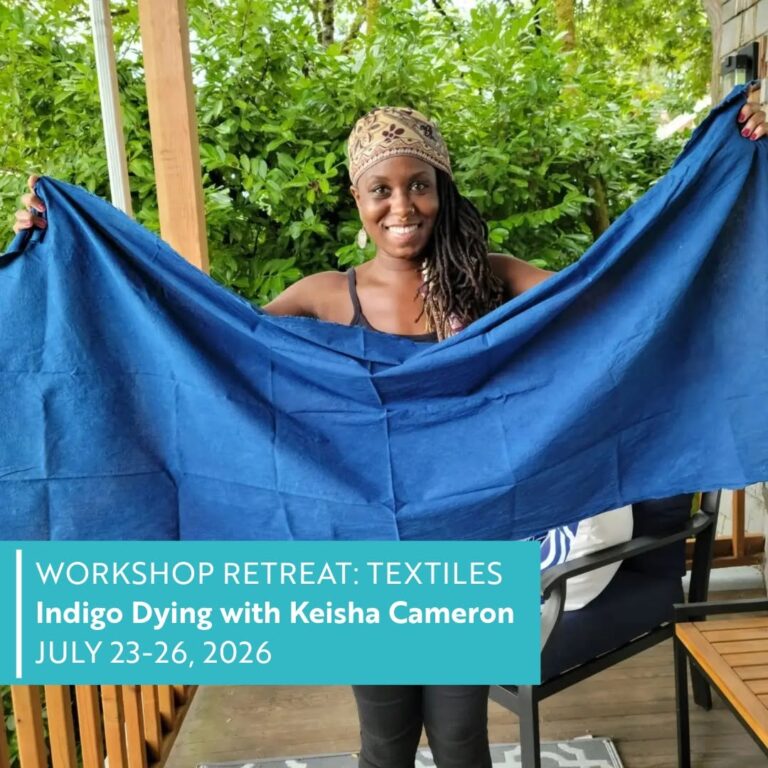 Indigo Dying with Keisha Cameron. Image courtesy of instructor
