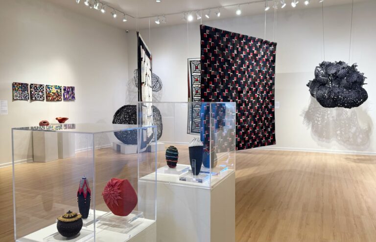 9 x 9: Contemporary Quilts & Containers, installation view 9 x 9: Contemporary Quilts & Containers, installation view. PHOTO: PVAC