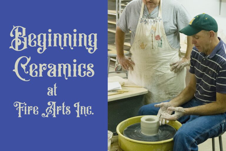Learn to make pottery on the potter's wheel. William Healy & Yvonne Desrosiers