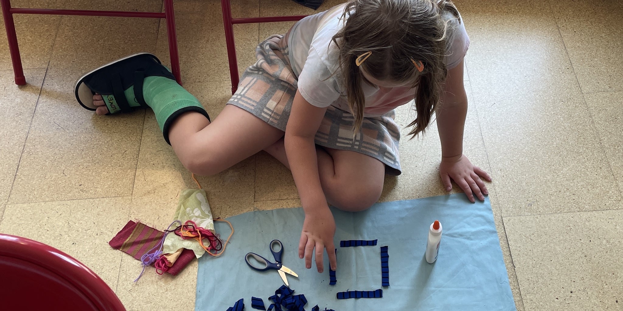 Prior activity day participant. Courtesy of Craft in America