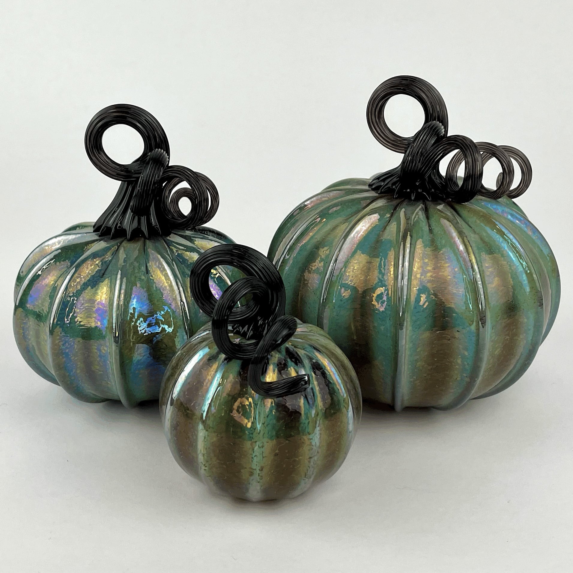 glass Pumpkins by Keegan O'Brien. Image provided by artist