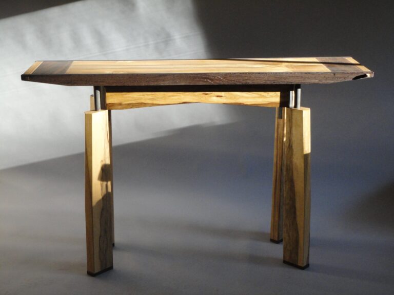 Console table handcrafted by Matthew X. Curry Console table handcrafted by Matthew X. Curry
