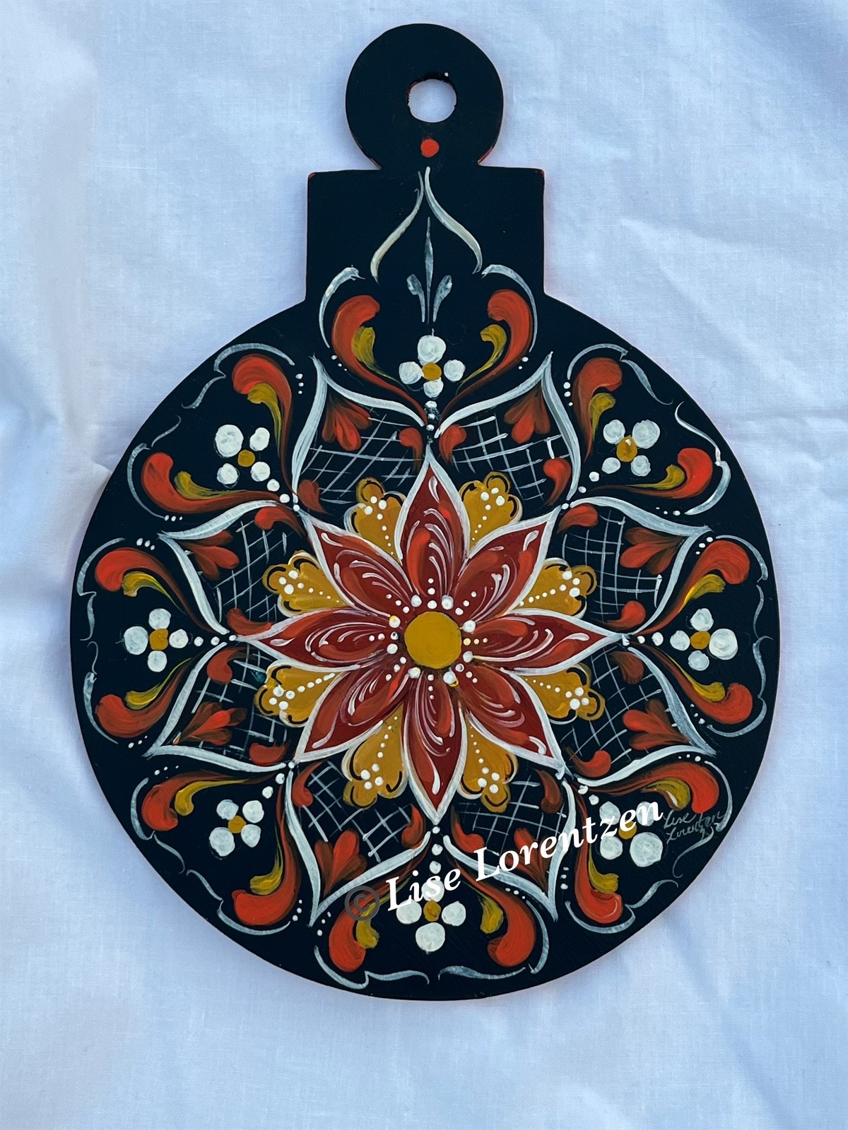 Rosemaling Snowflake. Lise Lorentzen