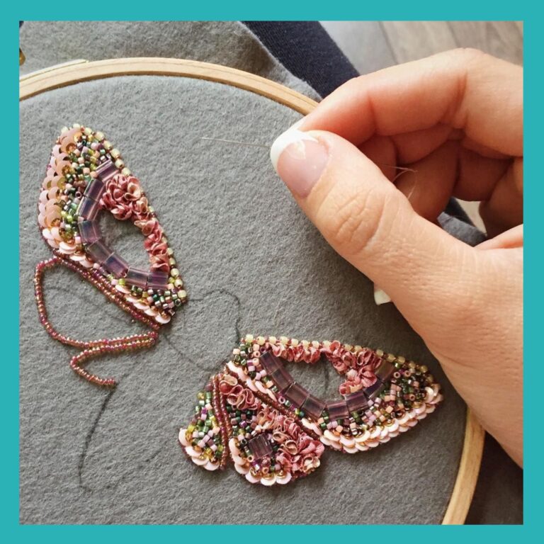 Beading and Embroidery on Loom Beading and Embroidery on Loom. SFD