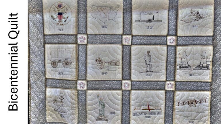 Bicentennial Quilt Bicentennial Quilt. Kirkman House Museum