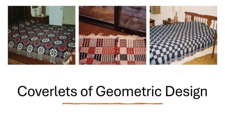 Coverlets-of-Geometric-Design Coverlets of Geometric Design. Kirkman House Museum