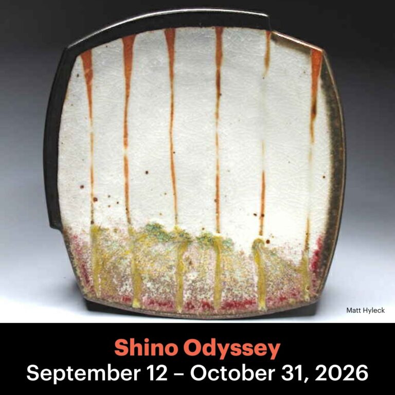 Graphic advertising Shino Odyssey. Baltimore Clayworks