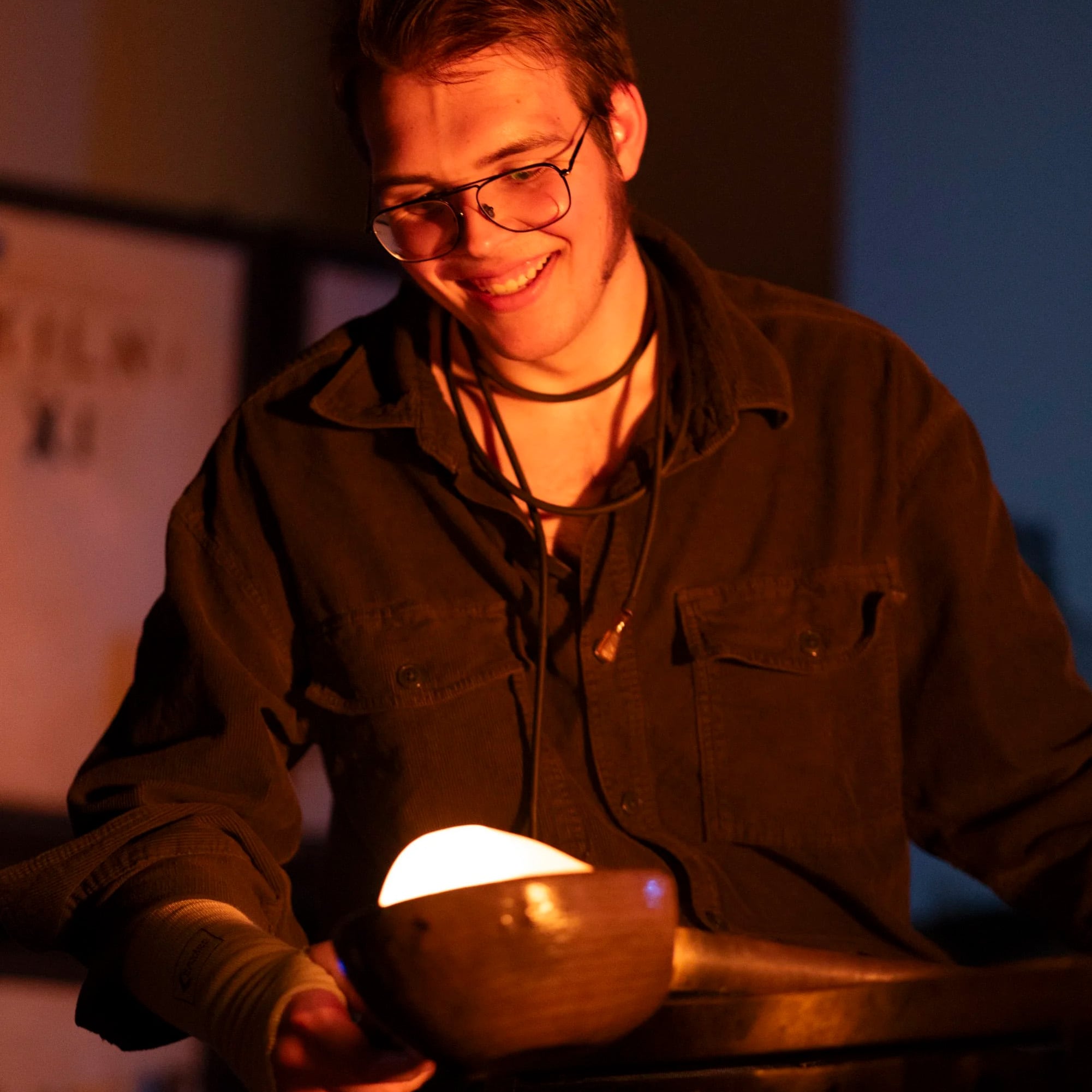 Glass Resident Artist Jamison Cole. Provided by artist