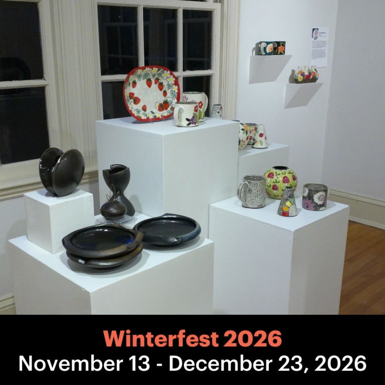 Graphic advertising Winterfest 2026. Baltimore Clayworks