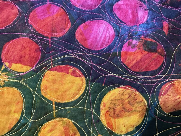 Detail of Fizz quilt by Barbara Danzi Detail of Fizz quilt by Barbara Danzi. Barbara Danzi