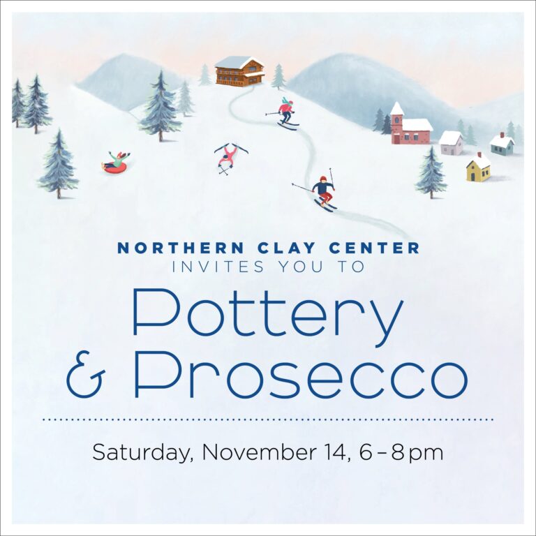 Pottery & Prosecco Tile. Northern Clay Center