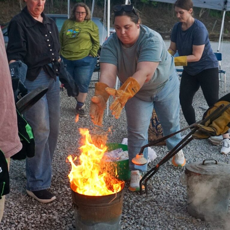 Community Raku Firing Community Raku Firing. Images by Belger Arts
