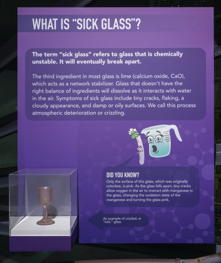 What is “Sick Glass” Panel What is "Sick Glass" Panel. Image courtesy of the Corning Museum of Glass