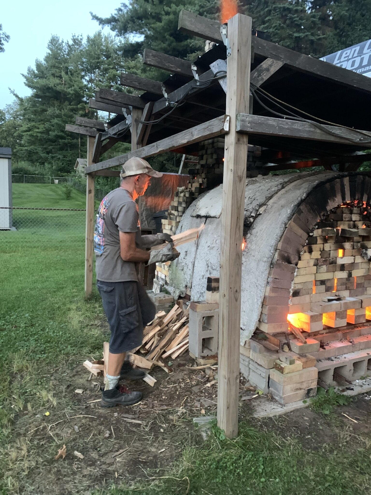 The Wood Fired Kiln. Len Cockman